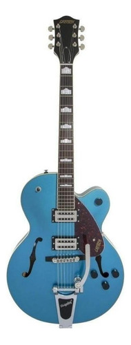 Guitarra elétrica Gretsch Streamliner G2420T hollow body de  bordo riviera blue brilhante com diapasão de laurel