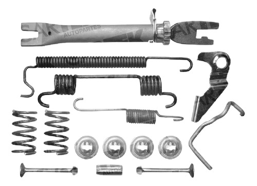 Kit Freno De Tambor Pontiac G3 2009-2010 Tras Ctk