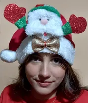 Comprar Gorros Navidad Fiestas Navideños, Santa, Reno, Muñeco Nieve.