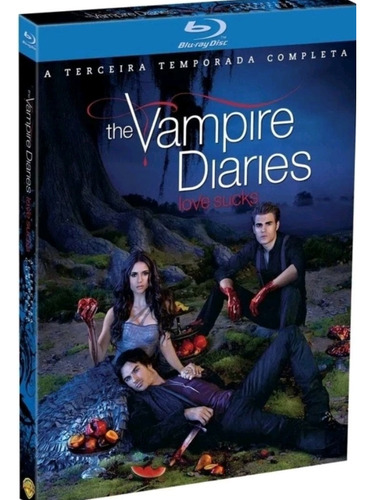 Blu-ray Box The Vampire Diaries Love Sucks 3° Temp Completa