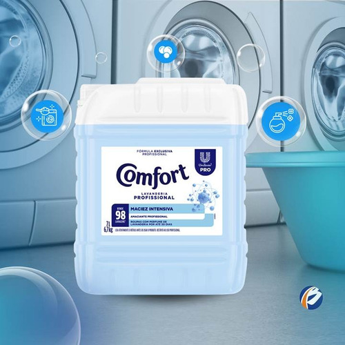 Kit Lavanderia Completo Comfort 7l + 2 Omo 7l + 5 Válvulas