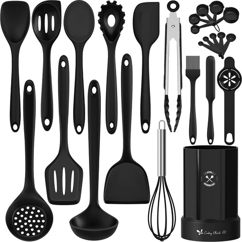 Utensilio Cocina Silicona 25 Espatula Cuchara Pinza Al