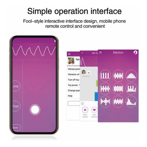 Vibrador Interactivo Con App Control A Distancia Parejas