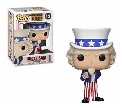 Iconos Pop Funko Historia Americana 12 Tio Sam Exclusivo