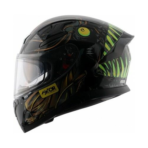 Casco Moto Axor Apex Seadevil C/lentes Y Anti Empañante Incl