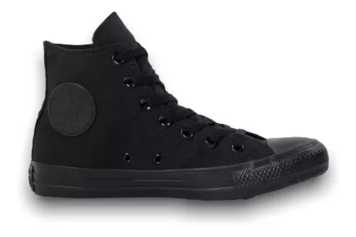 All Star Cano Alto Converse Todo Preto