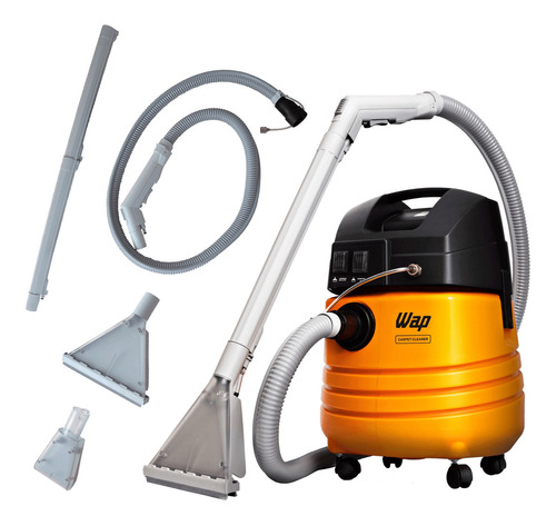Extratora de Sujeira e Higienizadora com Mangueira para Detergente WAP Carpet Cleaner 25L 1600W 220V