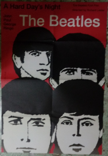 The Beatles - A Hard Day's Night Poster (56 X 86cm) Mojo