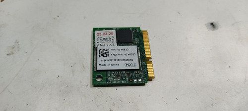 Placa Memory Card 2g Para Notebook Lenovo Thinkpad T500 (Usado)