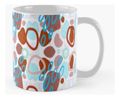 Taza X4 Circle Abstraction Psychedelic Graphic Design 3, Abs