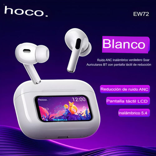 Audífonos Bluetooth Premium Pantalla Táctil Comp Ios/android