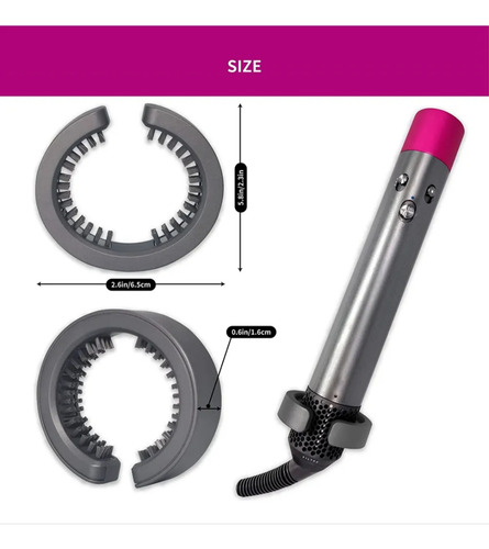 (2 Piezas) Cepillo De Limpieza Para Dyson Airwrap Negro
