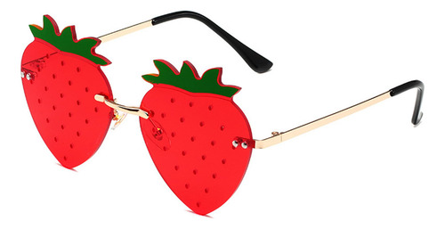 Gafas De Fresa, Gafas Sol Fresa Con Almohadilla La Nariz