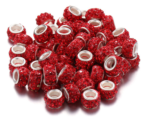 Sasylvia 60 Piezas Beads Para El Cabello 12 Mm Rhinestone Eu