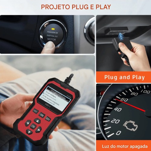 Scanner Automotivo V420 Leitor Codigos Obd2 Autel Maxi Scan