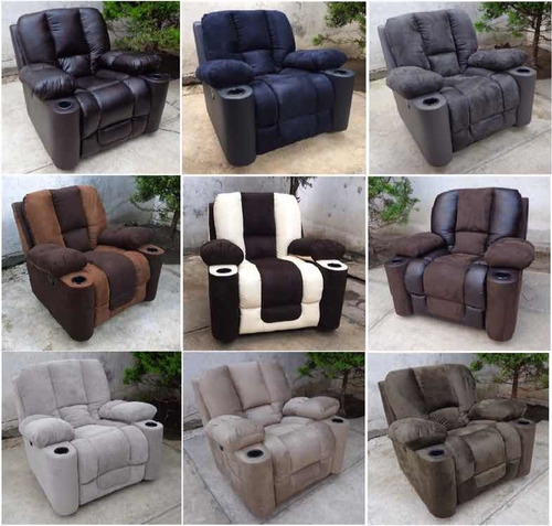 Imagen 5 de 12 de Sillón Reclinable Fijo Salas Sillones Envío Inmediato Sala