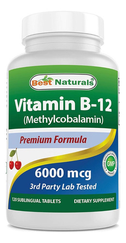 Vitamina B12 6000mcg Best Natur - - Unidad A $2020