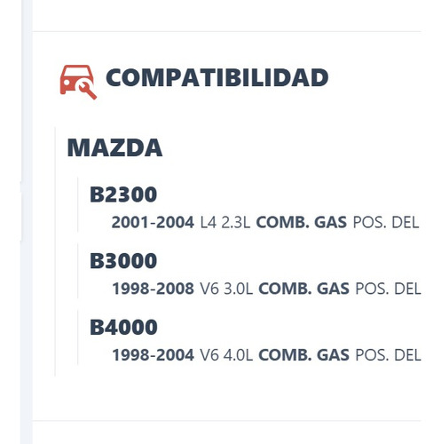 Disco Delantero B2300 2.3 2001 2002 2003 2004