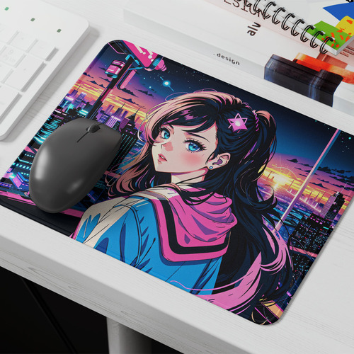 Mouse Pad Em Tecido - Anime Girl - City Pop