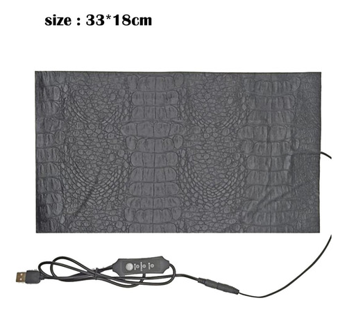 2x Usb Réptil Calor À Prova D 'água Compatível Com