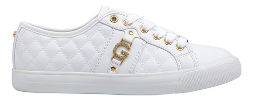 Tenis Para Mujer G By Guess Blanco Ggoletta2-a