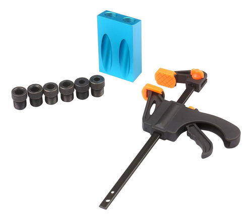 Juego De Guías De Taladro De Bolsillo Para Carpintería 8pcs