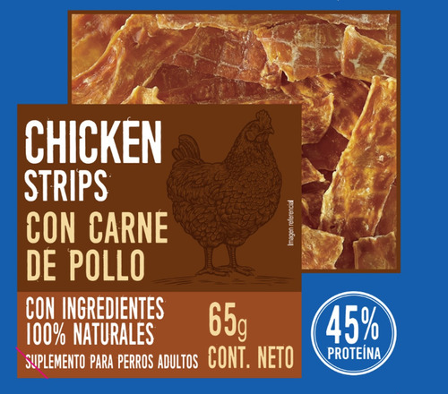 Champion Dog Snack Nutralife Chicken Strips 65gr | Mdr