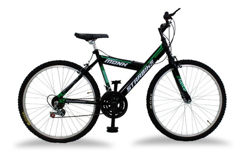 Bicicleta De Montaña Mtb Starbike 2.1 18 Velocidades Color Negro/Verde