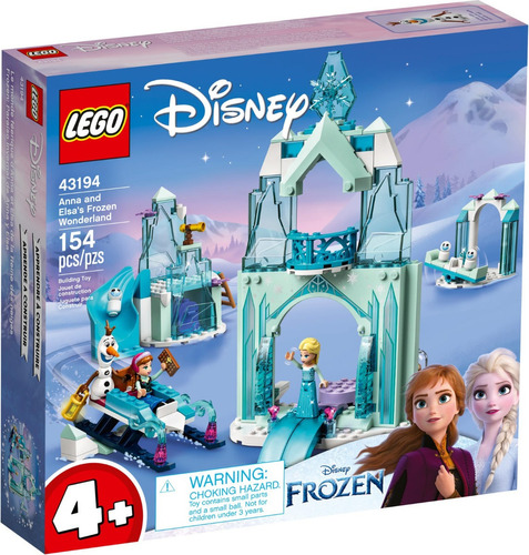 Brinquedo De Montar Disney Princess País Encantado Gelo Lego Quantidade de peças 154