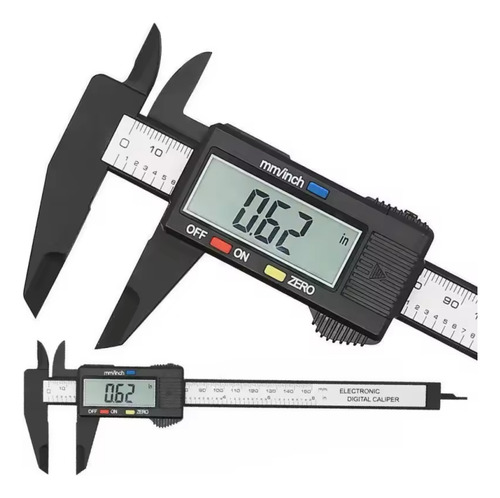 Calibre Digital 150 Mm Acero Profesional En Estuche Clicshop