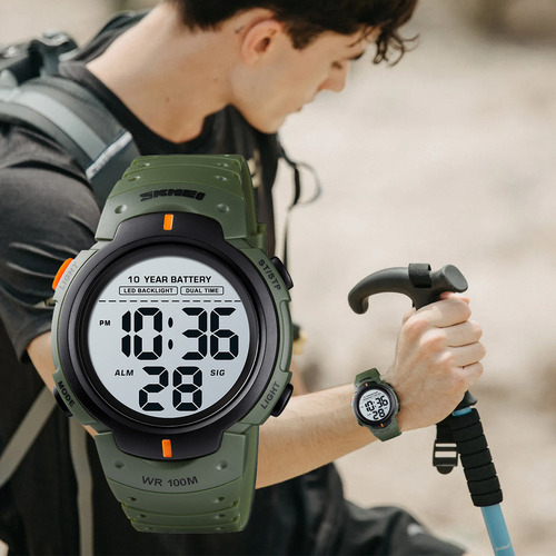 . Reloj Pulsera Digita Skmei 1560 10atm Reloj De Buceo