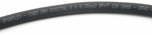 Cabo Dmx 22 Awg 110 Ohm Dupla Blingem 10m Sparflex