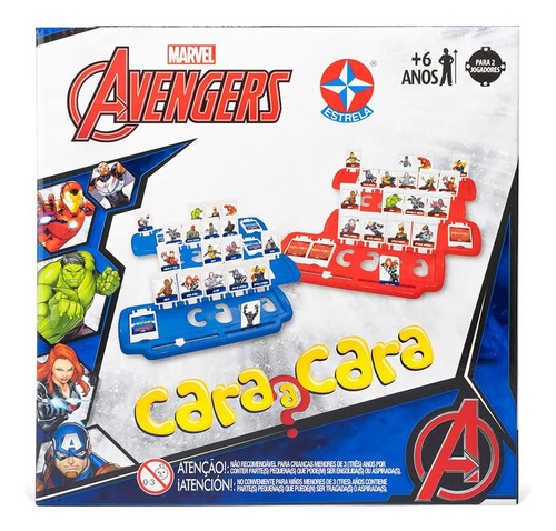 Jogo Cara A Cara Avengers Estrela