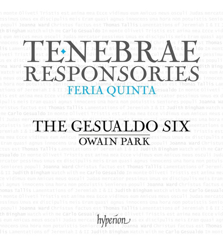 Cd:gesualdo: Responsables De Tenebrae Para El Jueves Santo