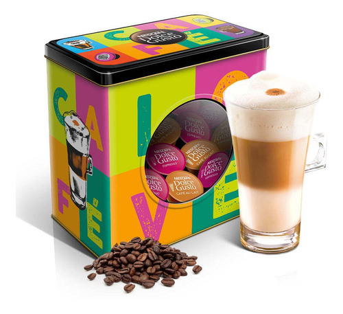 Imagen 2 de 4 de Lata Coleccionable Para Cápsulas Dolce Gusto Love