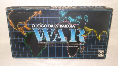 Brinquedos Raros - Jogo War O Jogo da Estratégia tabuleiro de