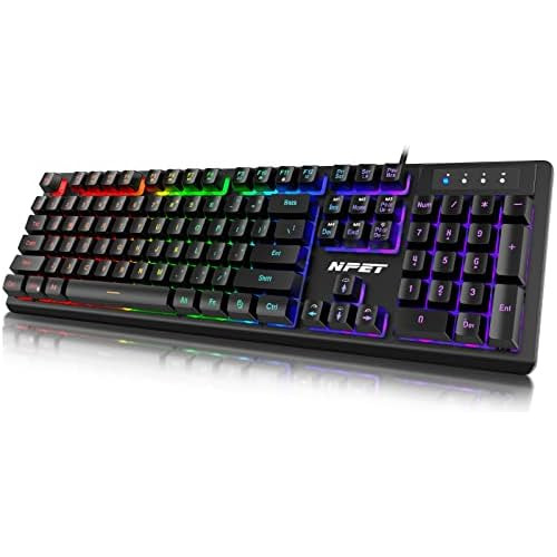 Teclado Juegos K10 Teclado Flotante Cable Usb Teclado S...