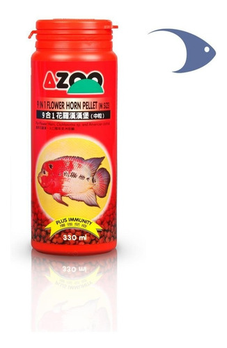 Alimento Azoo Flower Horn 135 Grs Peces Acuario