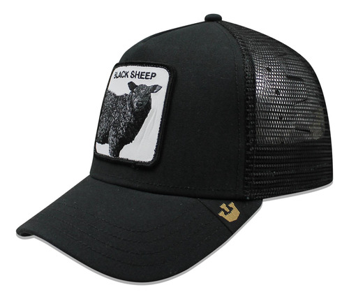 Gorra Goorin Bros Trucker Black Sheep Negro