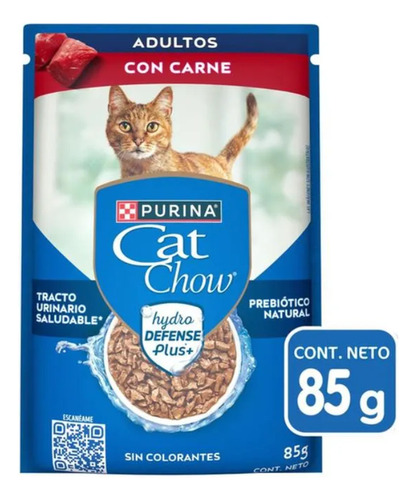 80 Sobres Cat Chow Gato Adulto Sabores Surtidos
