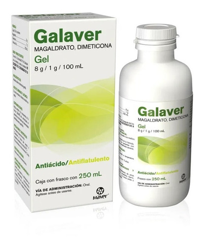 Galaver Gel ( Magaldrato, Dimeticona) C/250ml Maver
