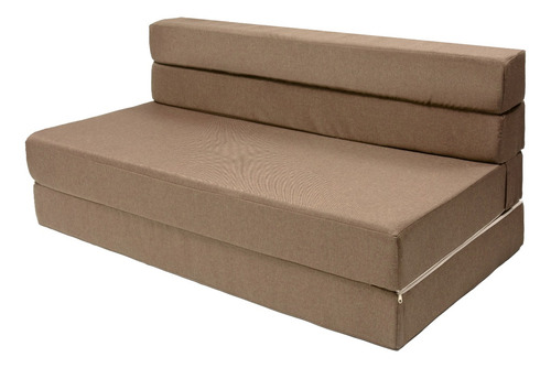 Sofa Cama Queen Size Cozy Plegable | Memory Foam Home Color Marrón claro