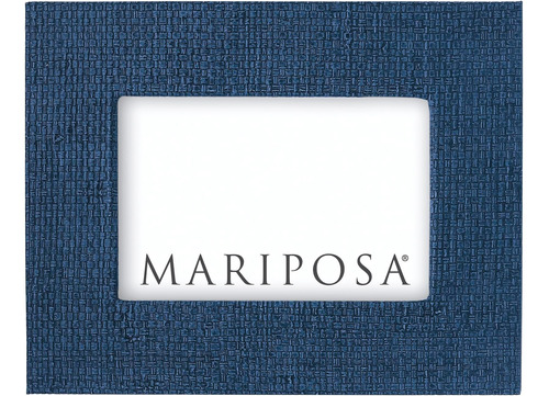 Mariposa Tela De Pasto Sintético Azul Índigo 4x6 Marco 4x6