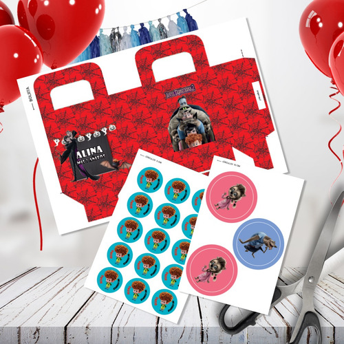 Kit Imprimible Hotel Transylvania 2 Personalizado