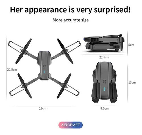 Mini Drone Smart Mini Plegable 2.4 Ghz Con Cámara