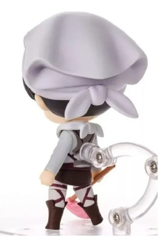 Figura De Accion Levi Ackerman Limpiando 12 Cm Attack On Tit