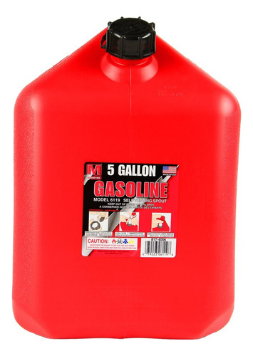 Imagen 2 de 3 de Galón Midwest Can 6119 Rojo
