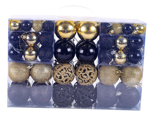 100x Bolas De Navidad Adornos Adornos Navideños Con Cuerda