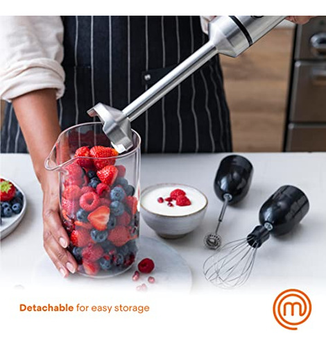 Licuadora De Inmersión Masterchef De Mano Con Batidor Eléctr