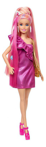 Barbie Totally Hai: muñeca con pelo largo y accesorios